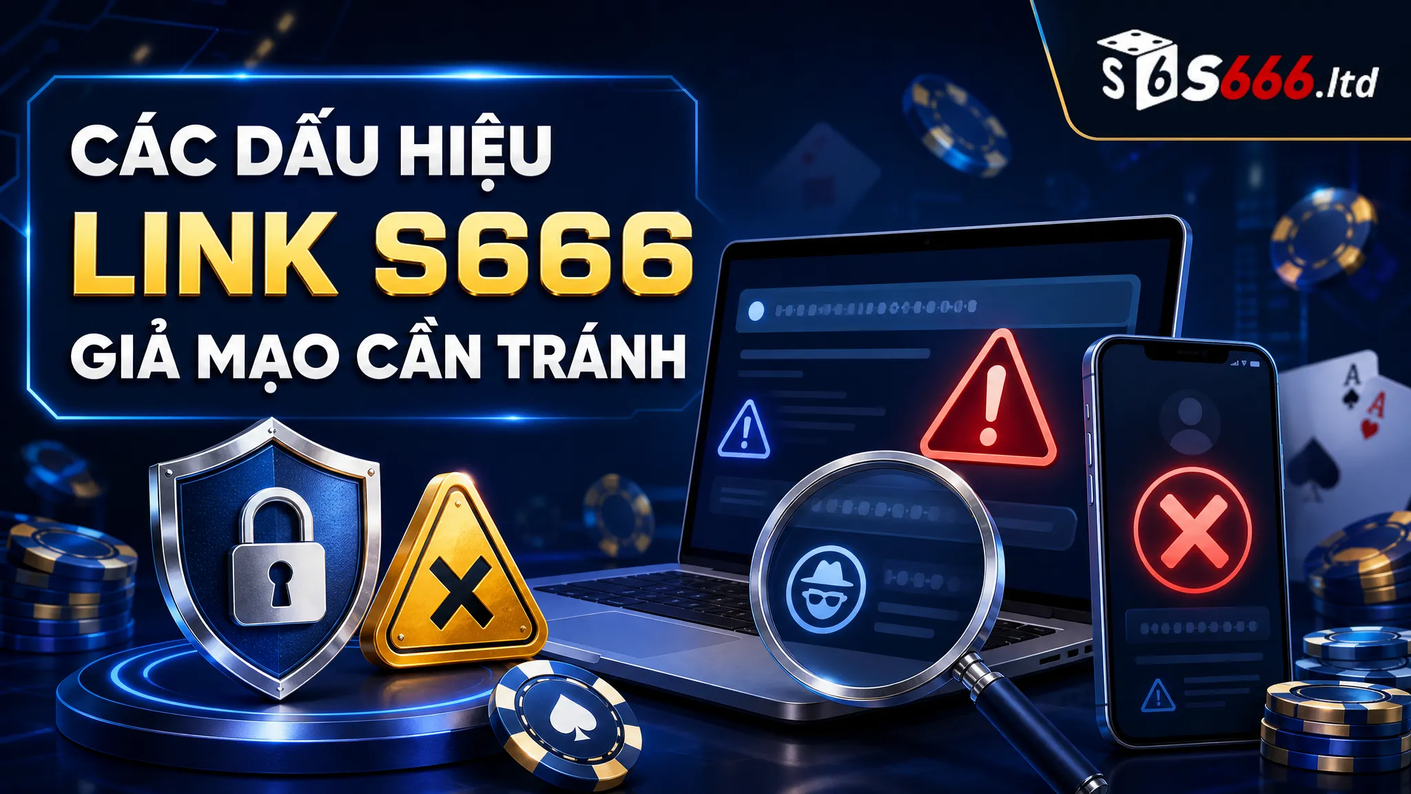 Các dấu hiệu link S666 giả mạo cần tránh