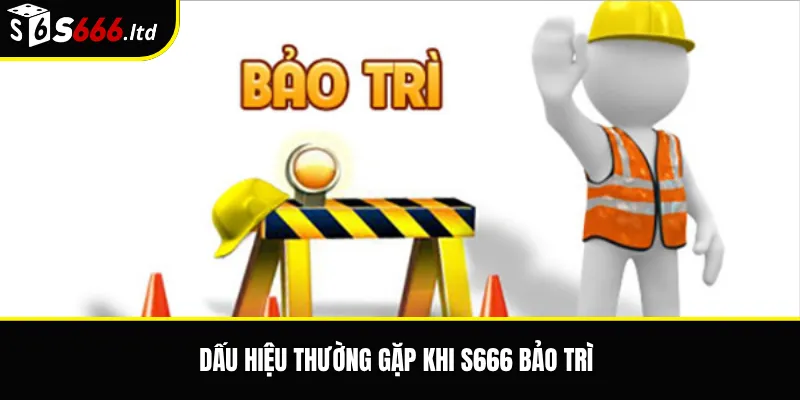 Dấu hiệu thường gặp khi S666 bảo trì