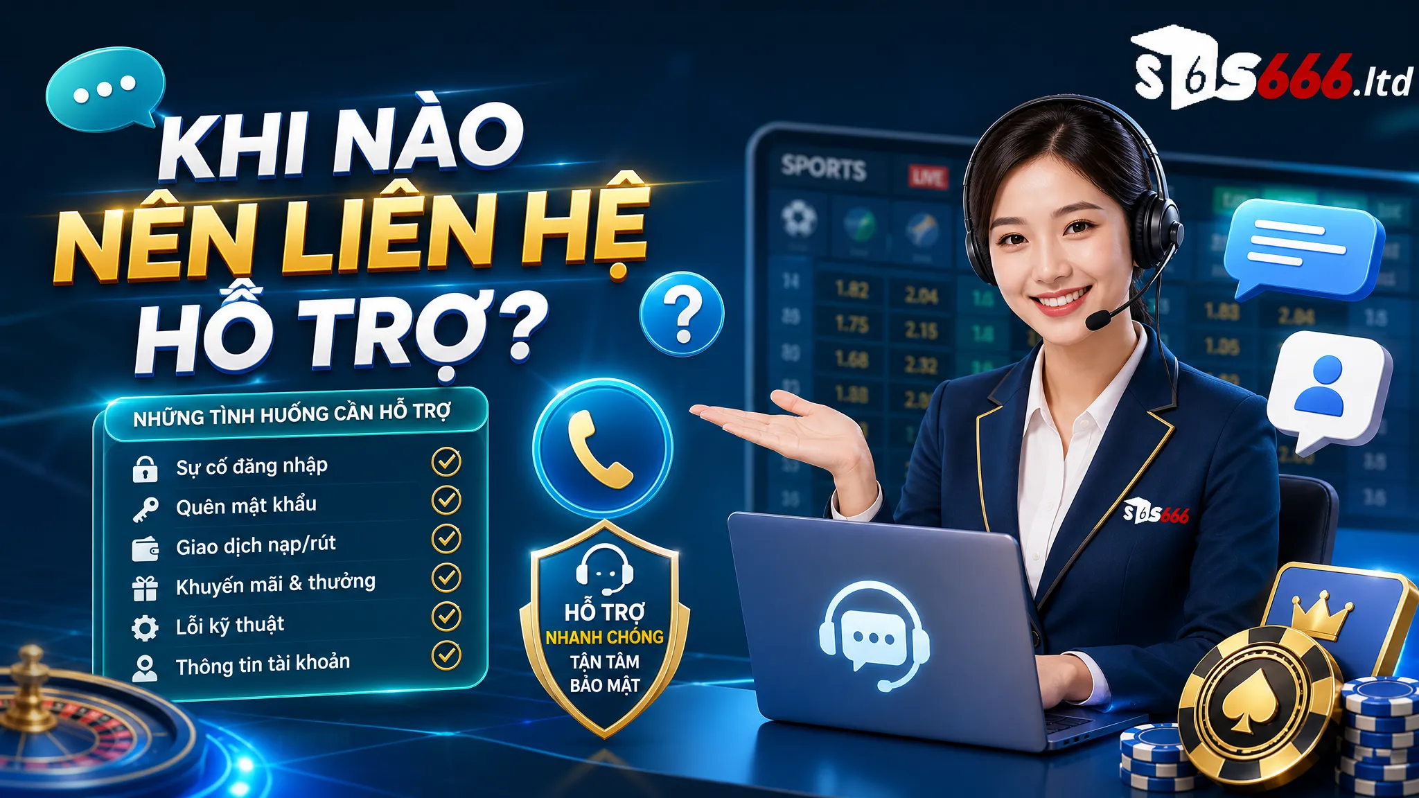 Khi nào nên liên hệ hỗ trợ?