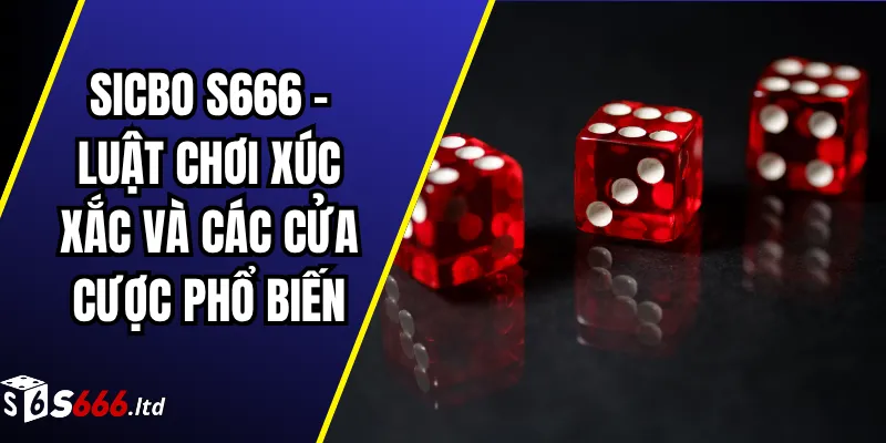 Sicbo S666 – Luật Chơi Xúc Xắc Và Các Cửa Cược Phổ Biến