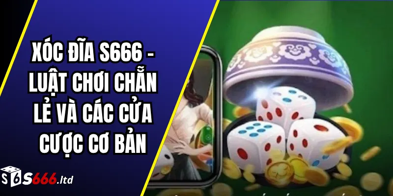Xóc Đĩa S666 – Luật Chơi Chẵn Lẻ Và Các Cửa Cược Cơ Bản